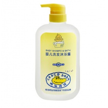 【美妝一號自營】鱷魚寶寶嬰兒洗發沐浴露650ml（J77174）