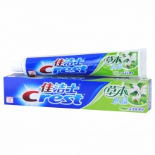 【美妝一號自營】佳潔士牙膏草本水晶清爽薄荷牙膏90gX3支