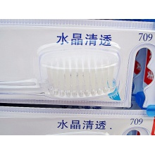【美妝一號(hào)自營(yíng)】三笑完美水晶清透709牙刷  6支裝