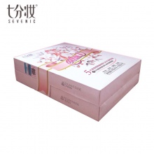 【美妝一號商城】七分妝透明質酸鈉嬰兒補水滋養+膠原蛋白嬰兒卵肌美顏面膜10貼買一送一促銷裝(J95812)
