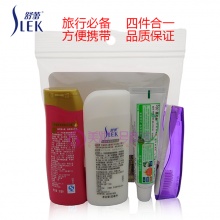 團(tuán)購(gòu)出行旅游必備舒蕾組合套裝沐浴+洗發(fā)+牙膏+牙刷四合一
