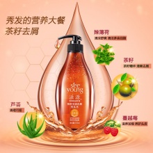 【洗護節】滋源茶籽水潤去屑洗頭水535ml