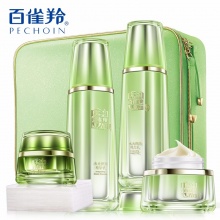 【美妝一號(hào)商城】百雀羚水光彈潤摯悅套裝90ml水+90ml乳+50g霜+15g肌初眼霜（90ml+90ml+50g+15g）
